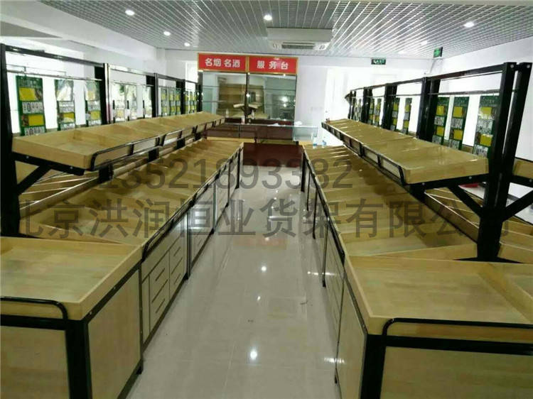 鐵木鋼木結(jié)合貨架